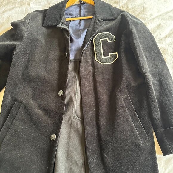 Champion x Clothsurgeon Black Corduroy Logo Embroidered Coat - Men's Medium - Picture 7 of 11